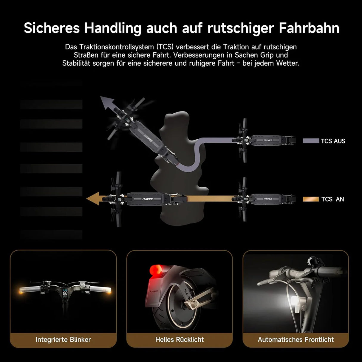 NAVEE ST3 E-Scooter ABE Certified | Patented Damping Arm™ Suspension | 450W 60KM