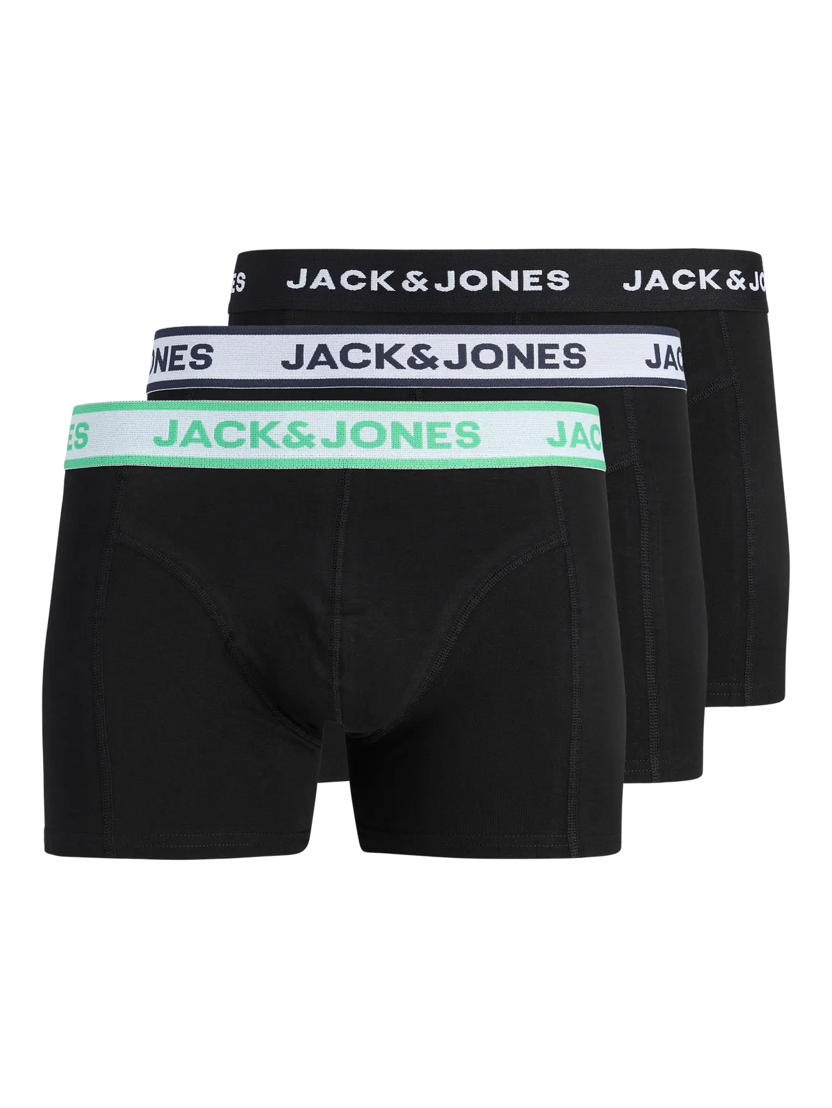 JACFRANKIE SOLID TRUNKS 3 PACK STYD